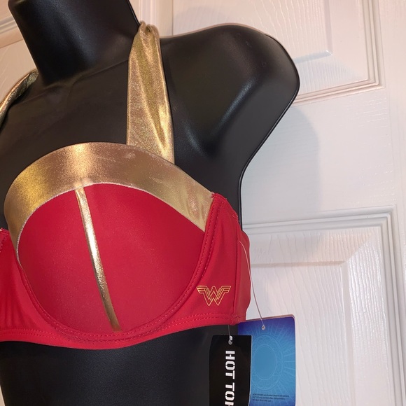 Disney Swim Nwt Wonder Woman Disney Bikini Top Poshmark